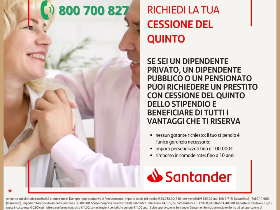 Cessione del Quinto Santander